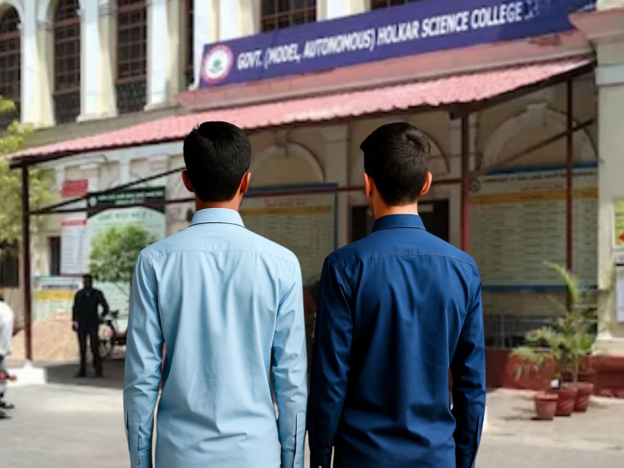 परीक्षा नको म्हणून होळकर कॉलेजच्या स्टुडंट्सनी प्राचार्यांना केलं 'स्वर्गवासी'
