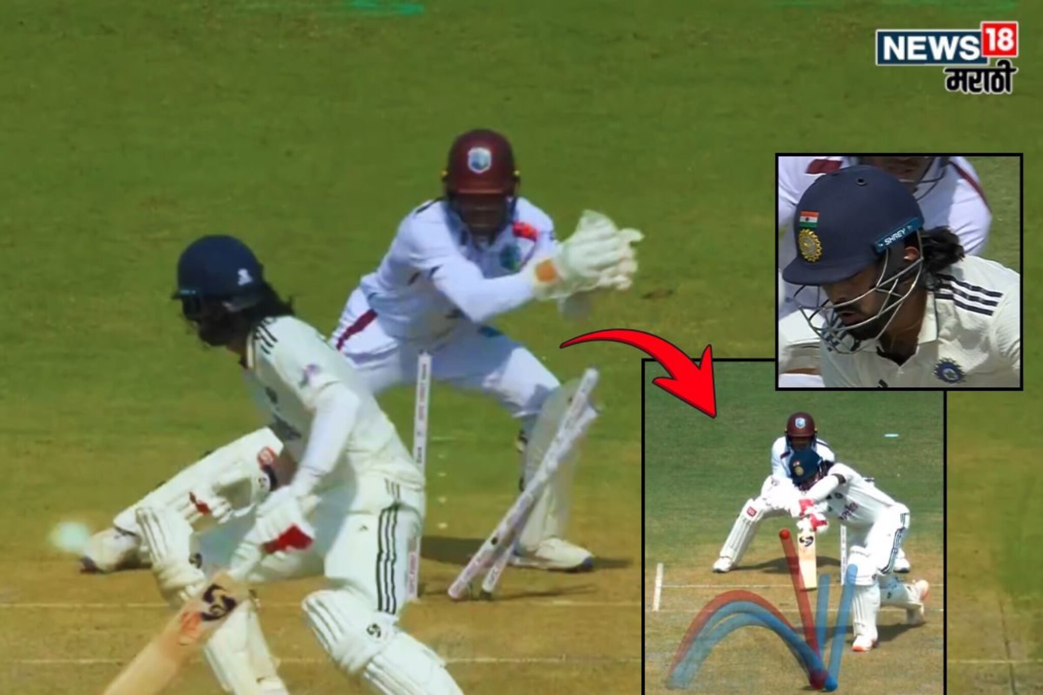 बॉल भोवऱ्यासारखं फिरला अन् 8.4 चा डिग्रीचा टर्न पाहून KL Rahul शॉक, पाहा Video