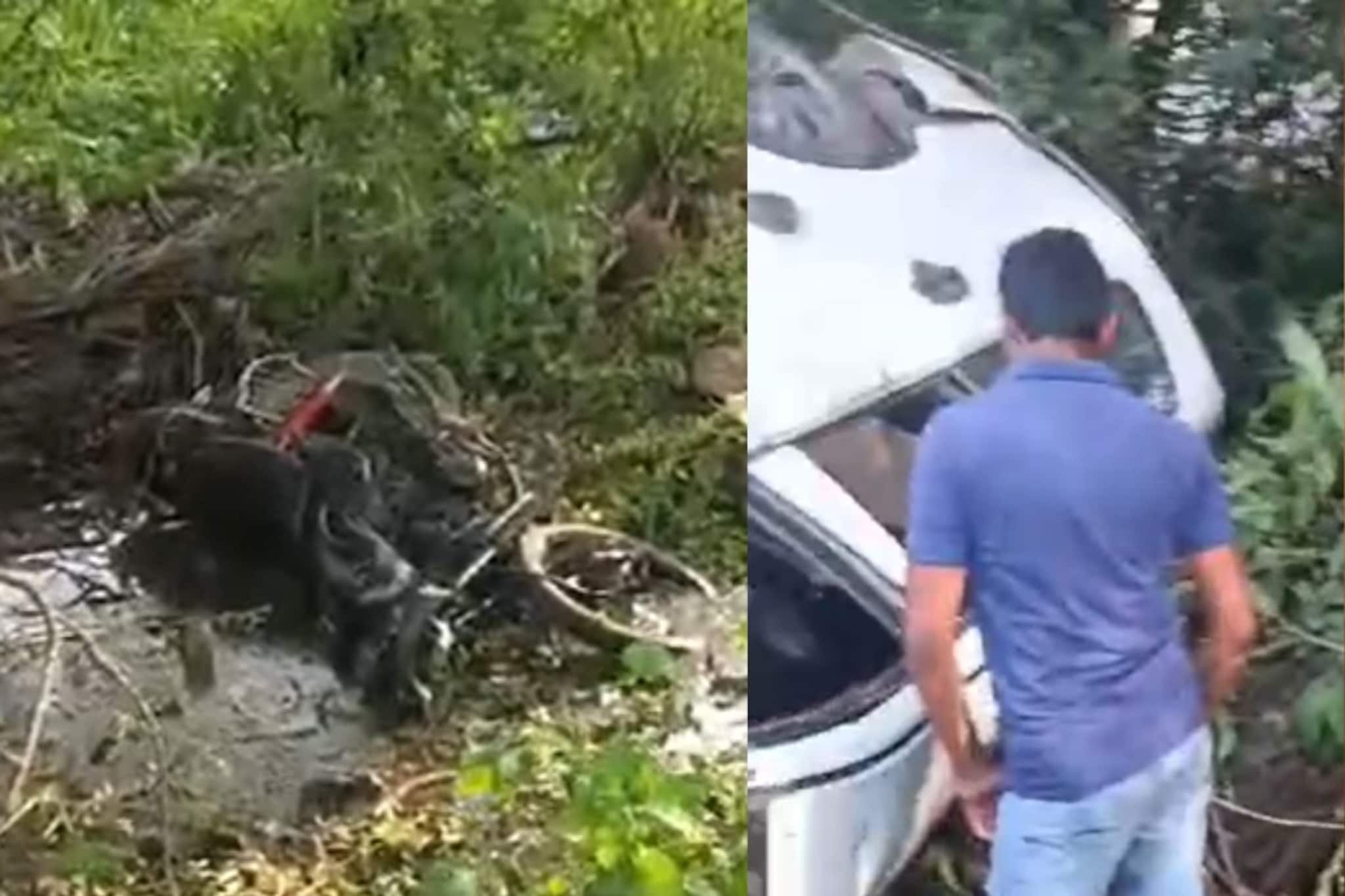 Karmala Accident: इनोव्हा-दुचाकीचा अपघात, करमाळ्यात ३ लोक जागेवरच गेले, धक्कादायक Photo