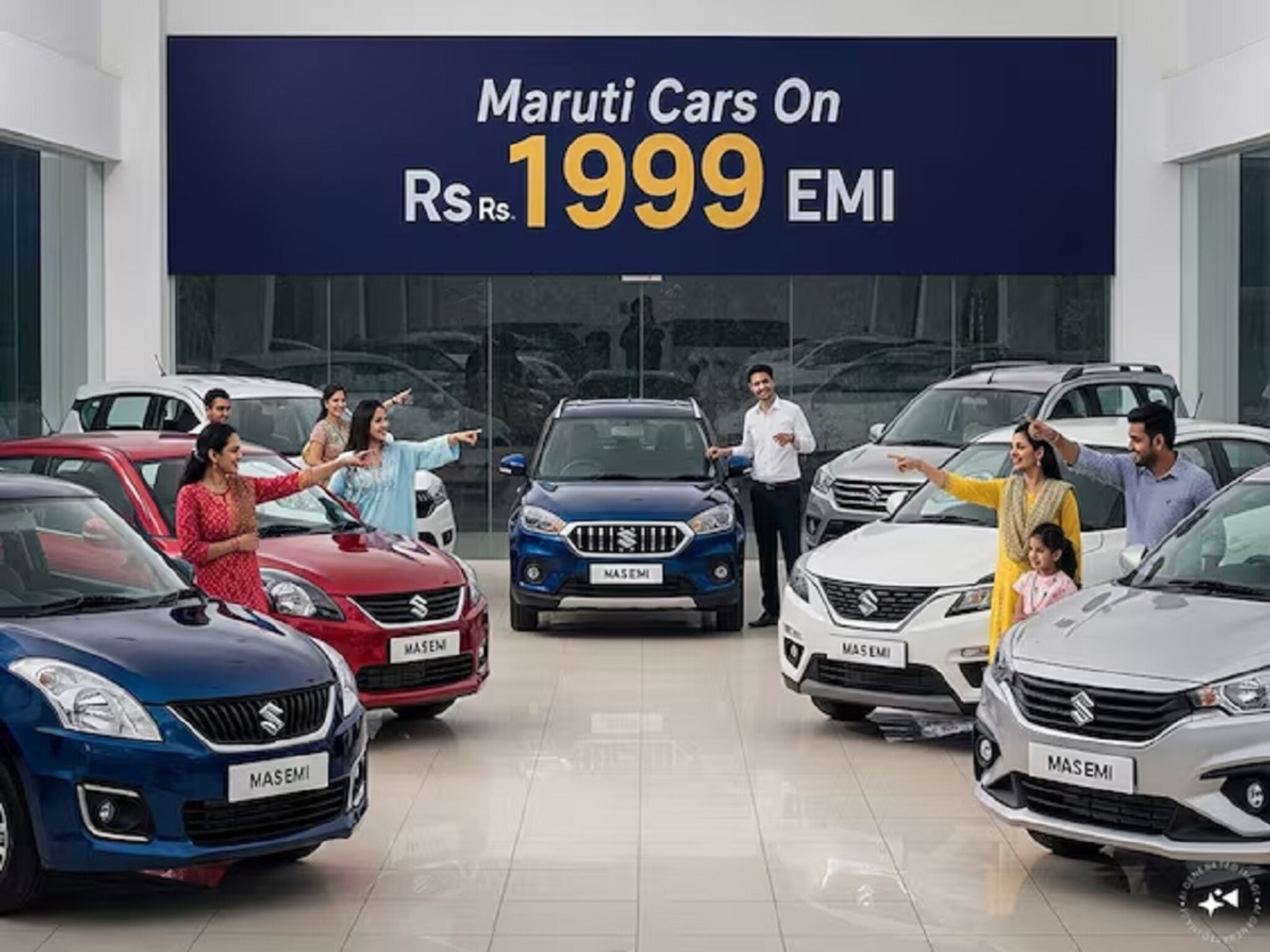 गाडी खरेदीची बेस्ट वेळ! फक्त ₹1,999च्या EMIवर घरी आणू शकता मारुतीच्या कार