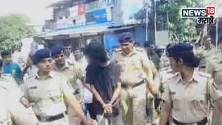 नागपुरात दुर्गामूर्तीची विटंबना, महिला पोलिसांनी काढली आरोपीची धिंड