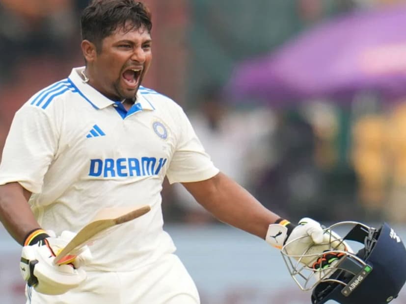 सरफराज खानने 6 टेस्टमध्ये 37.10 च्या सरासरीने 371 रन केले आहेत, ज्यात 1 शतक आणि 3 अर्धशतकांचा समावेश आहे. न्यूझीलंडविरुद्धच्या सामन्यात सरफराजने 150 रनची खेळी केली, पण या सीरिजनंतर सरफराजला संधी दिली गेली नाही.