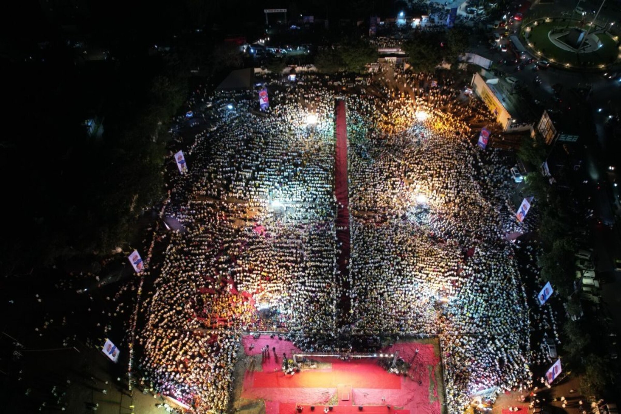 बीडमध्ये ओबीसींचा महाएल्गार, धडकी भरवणारी गर्दी