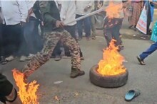 शिवसेनेच्या आंदोलनाला हिंसक वळण, पोलीस आणि कार्यकर्त्यांमध्ये हमरीतुमरी