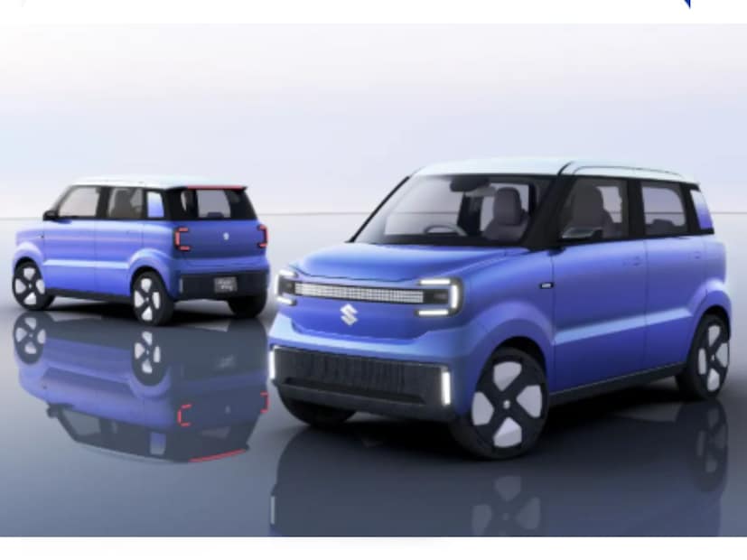 डिझाइन - Suzuki Vision e-Sky ला हटके असा लूक दिला आहे. या कारच्या फ्रंटवर मॅट्रिक्स-स्टाईलची LED लाईट बार आहे, ज्याच्या दोन्ही बाजूंना C-आकाराचे DRLs डेटाइम रनिंग लाईट्स आणि मुख्य हेडलाईट्स आहेत. याची रचना सरळ-उभी आहे, ज्यामुळे आत बसलेल्यांना अधिक हेडरूम मिळेल. बाजूला फ्लश डोअर हँडल्स, एरोडायनॅमिक विंग मिरर्स आणि एक फ्लोटिंग C-पिलर याला आधुनिक स्पर्श देतात.