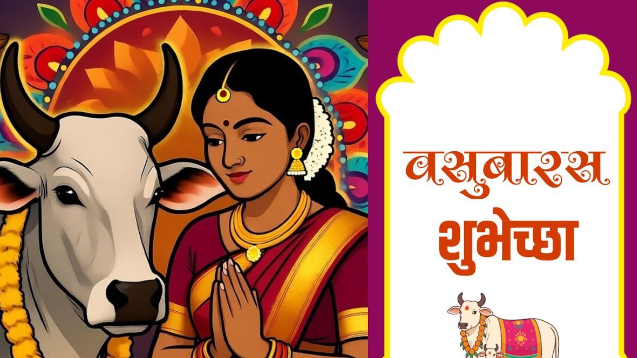 Vasubaras Photo : वसुबारसला Whatsapp DP, Status, Instagram Story वर ठेवण्यासाठी गायीचे सुंदर फोटो