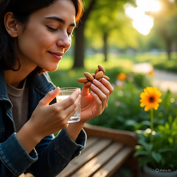 त्याशिवाय, नियमित बदाम खाल्ल्याने रक्तातील शर्करेवर म्हणजे डायबिटिज नियंत्रण मिळण्याची शक्यता आहे. त्वचेसाठी, मेंदूसाठी आणि पचनासाठीही त्यातील घटक उपयुक्त ठरतात. 
