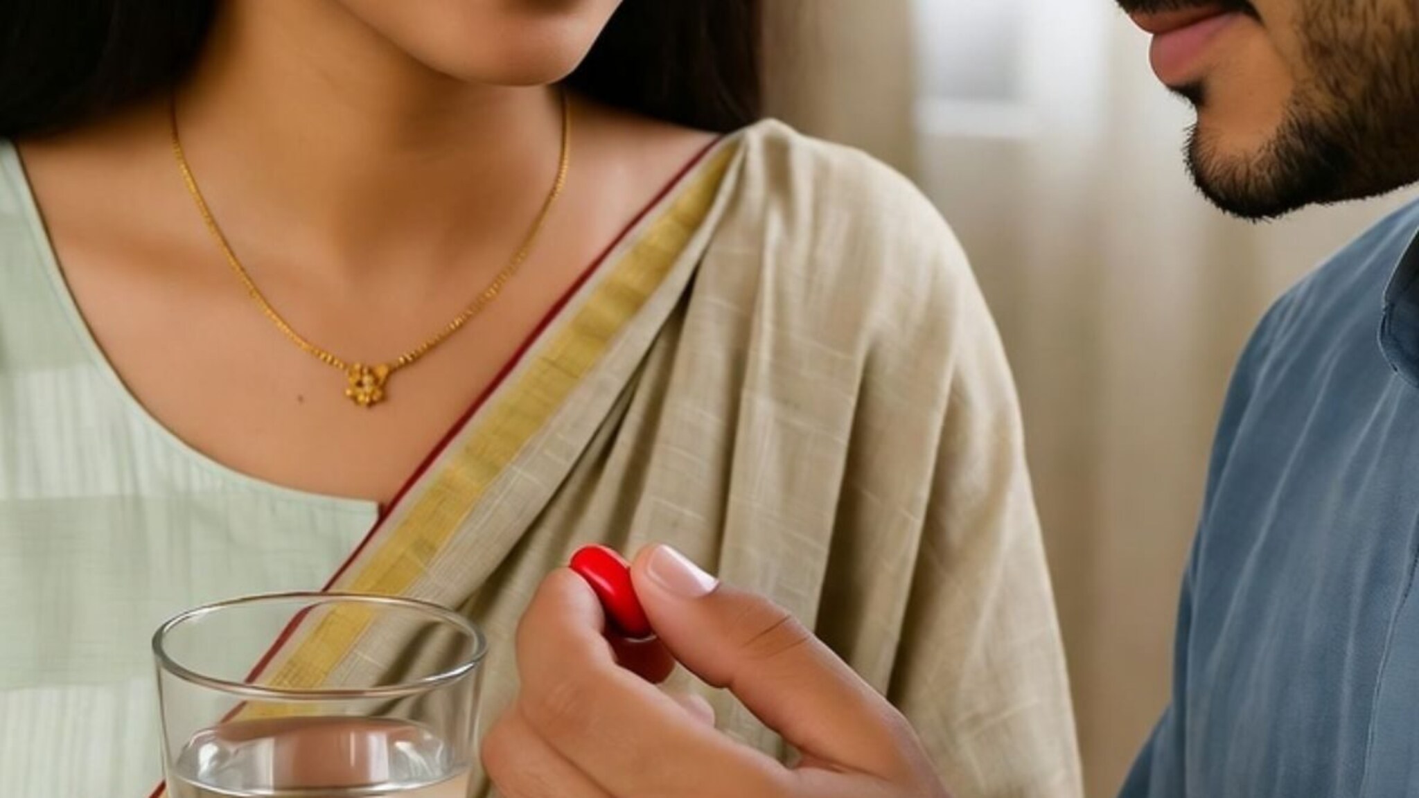 नवरा घ्यायचा लाल रंगाचं औषध, पण कशासाठी? बायकोलाही समजलं ते 10 वर्षांनी, ती पुरती हादरली