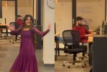 तरुणीने ठुमके लगावत दाखवला कातिलाना अंदाज; पण हे काय, तिच्याऐवजी मागचा तरुण फेमस झाला, का? Watch Video