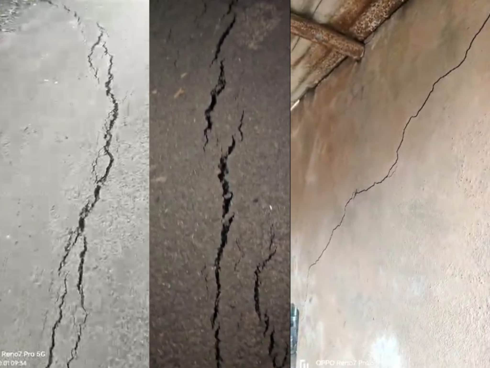 जमिनीला भेगा, भिंतींना तडे...अस्मानी नंतर बीड वासियांसमोर नवं संकट,धक्कादायक फो