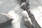 रस्त्याला मोठ्या भेगा, घरांना तडे; बीडमधील गावावर मोठं संकट, घटनास्थळाचे PHOTOS