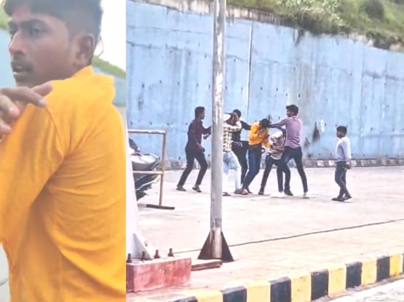 टोल नाक्यावर जाणाऱ्या इतर लोकांंनीही मारहाणीचा हा व्हिडीओ रेकॉर्ड केला. यामध्ये स्पष्ट दिसतंय की, ७ जण गायकवाडला मारहाण करत होते.