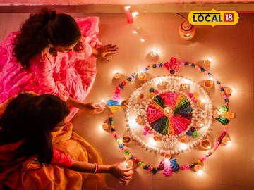 दिव्याच्या रांगोळी डिझाइनने सजवा अंगण