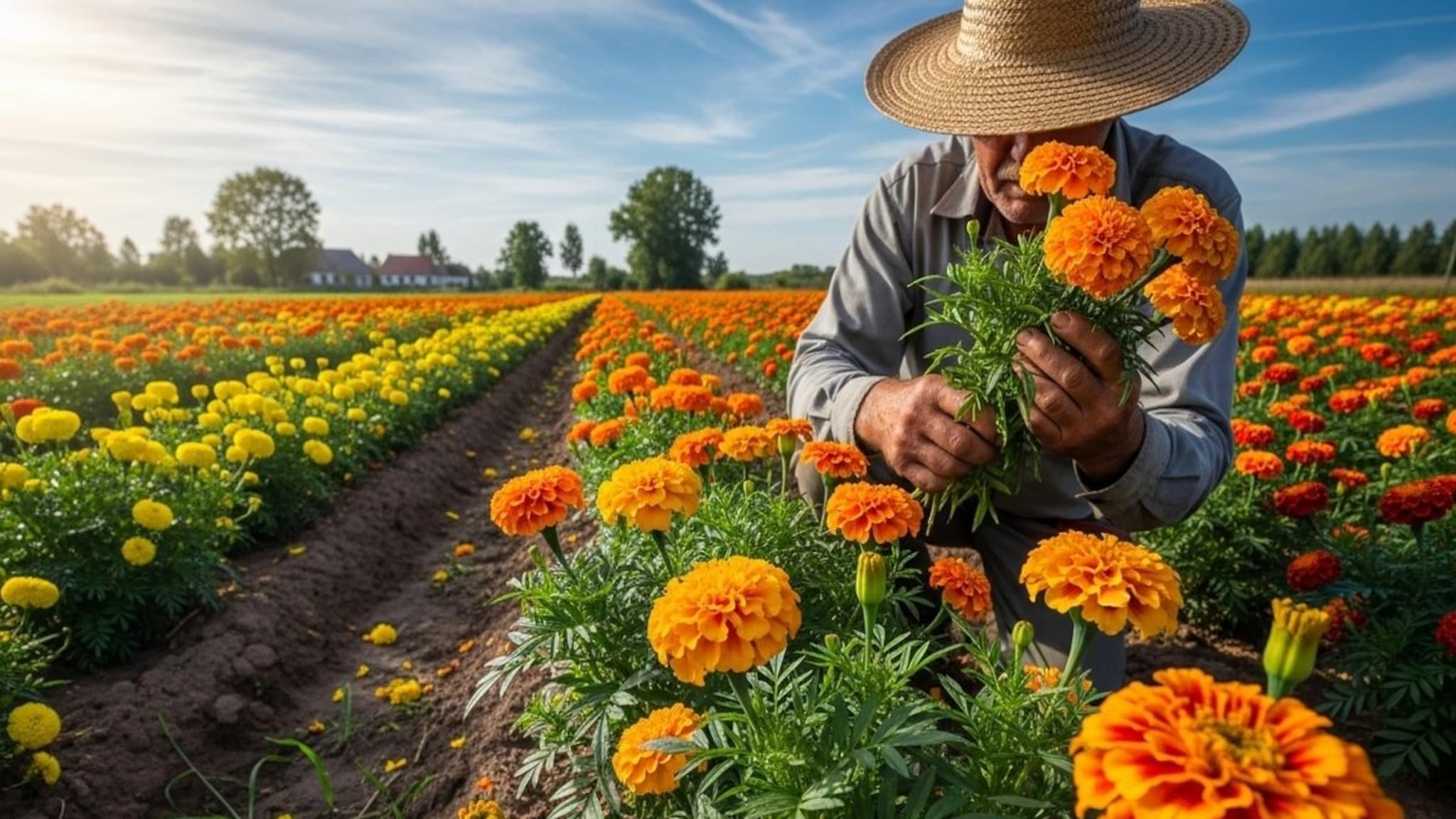 Success Story: MP चा शेतकरी पुण्यातून मागवलं बीज, महाराष्ट्रातच पिवळं अन् केशरी सोनं विकून कमावले 400000 रुपये