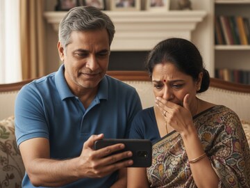 रोज तसले Video पाहायचा, पत्नीकडेही तशीच मागणी करायचा, महादेवीचा संताप उसळला, मुसळ डोक्यात घालून पतीचा मर्डर (AI Image)