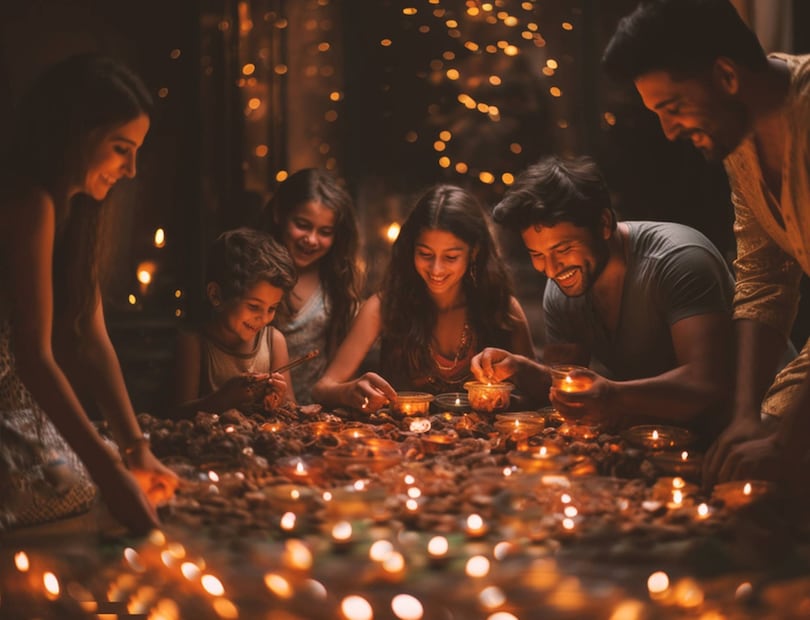 शिवाय, मॉरिशसमध्ये भारतीय लोकसंख्या लक्षणीय आहे, म्हणूनच या देशातही दिवाळी मोठ्या उत्साहाने साजरी केली जाते. या सर्व देशांमध्ये दिवाळी मोठ्या उत्साहाने साजरी केली जाते.