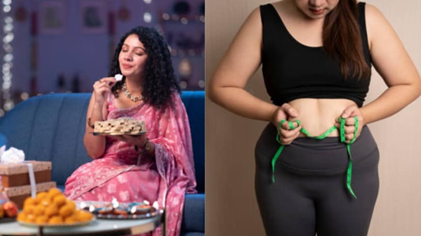 दिवाळी हा आनंदाचा, प्रकाशाचा आणि स्वादिष्ट अन्नाचा सण आहे. गोड पदार्थ, स्नॅक्स आणि तळलेल्या पदार्थांच्या या युगात वजन वाढणे ही एक सामान्य समस्या आहे. जास्त साखर आणि तेलकट पदार्थ खाल्ल्याने वजन वाढू शकते, परंतु घाबरून जाण्याची गरज नाही. दिवाळी हा आनंदाचा, प्रकाशाचा आणि स्वादिष्ट अन्नाचा सण आहे. गोड पदार्थ, स्नॅक्स आणि तळलेल्या पदार्थांच्या या युगात वजन वाढणे ही एक सामान्य समस्या आहे. जास्त साखर आणि तेलकट पदार्थ खाल्ल्याने वजन वाढू शकते, परंतु घाबरून जाण्याची गरज नाही.