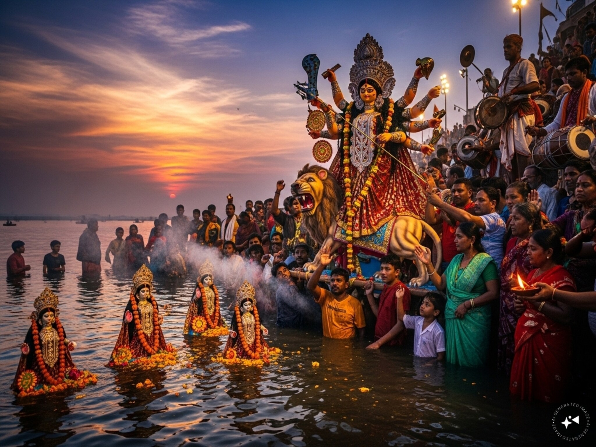 Durga Visarjan 2025 Muhurat: गणेश विसर्जन आणि दुर्गा विसर्जनमध्ये इतका असतो फरक; दसऱ्यादिवशी या गोष्टी चुकवू नका