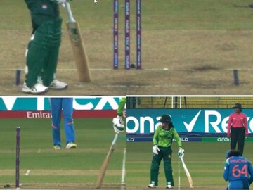 थर्ड अंपायरने आऊट दिलं, तरी कचाकचा भांडली पाकिस्तानी खेळाडू, IND vs PAK मेन्सपेक्षा वूमन क्रिकेटमध्ये ड्रामा, Video