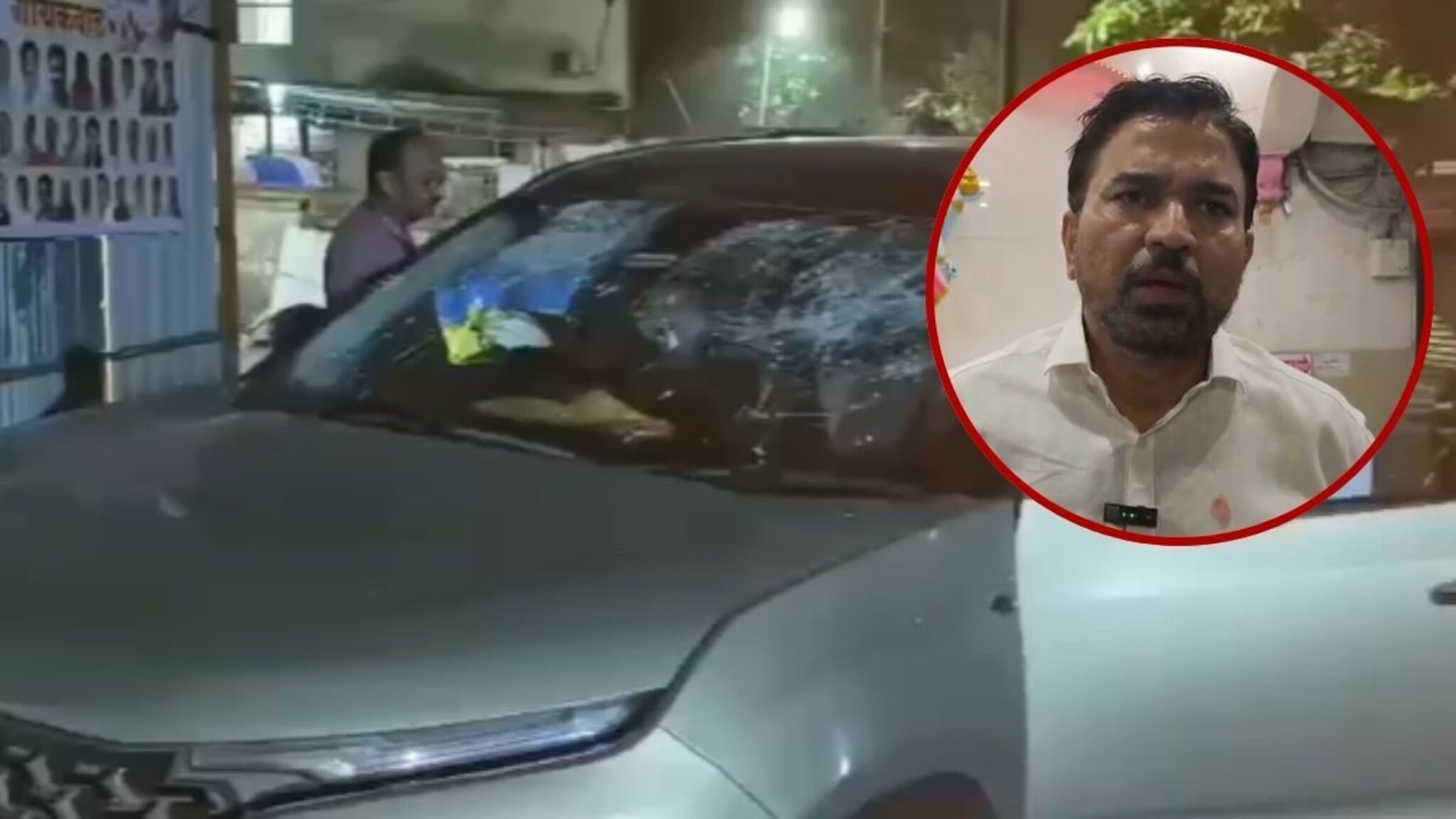 कल्याणमध्ये मध्यरात्री सेनेच्या माजी नगरसेवकावर जीवघेणा हल्ला, चारही बाजुने कार घेरून दगडफेक