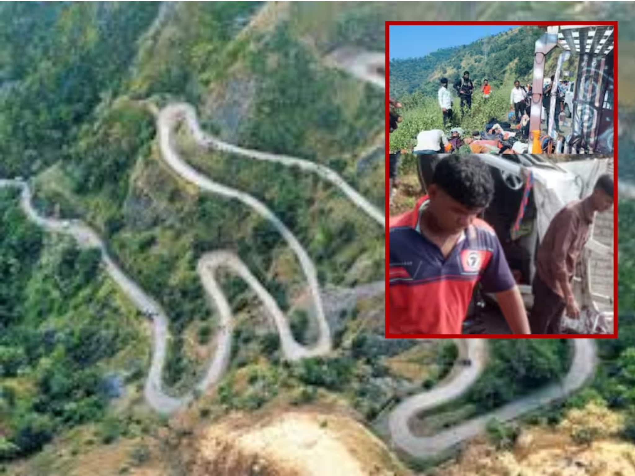 नंदुरबारमध्ये ऐन दिवाळीत भीषण अपघात, चांदशैली घाटात मृतांचा खच, 6 भाविकांचा जागीच मृत्यू