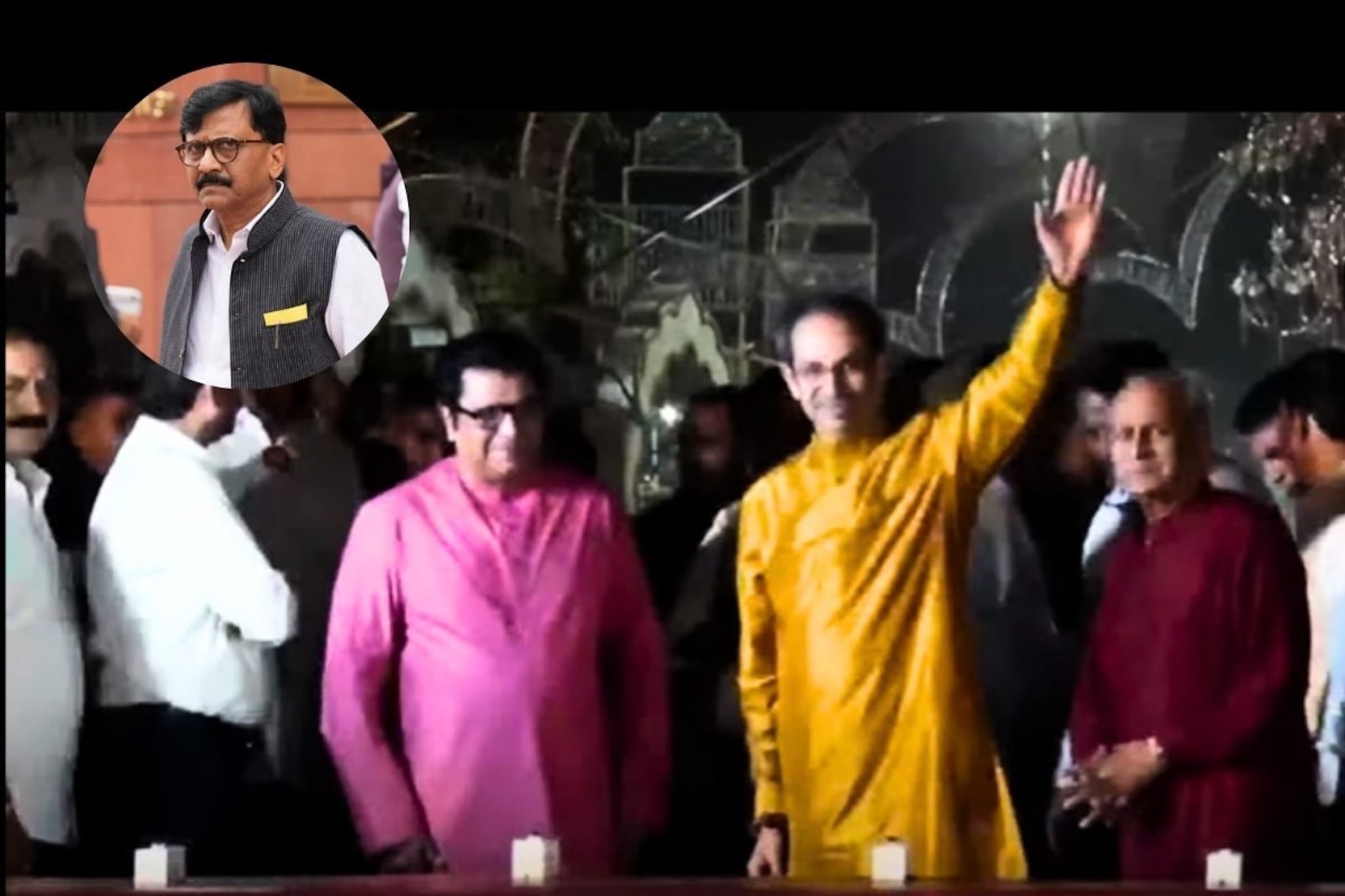 MNS Deepotsav 2025: ठाकरे फॅमिली एकाच फ्रेममध्ये, पण संजय राऊतांचं टायमिंग चुकलं, PHOTOS