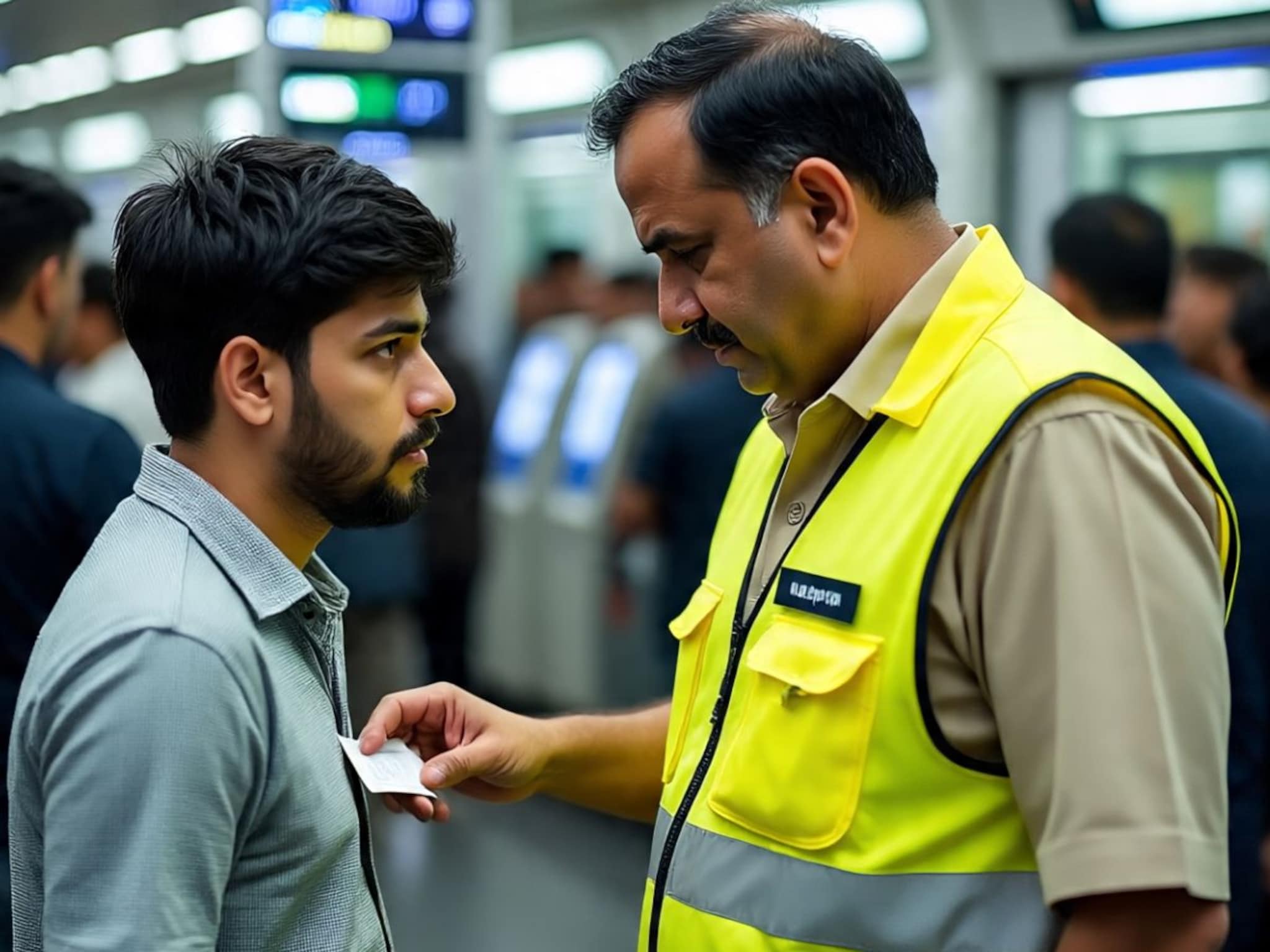 तिकीट घेतलं पण भलत्याच स्टेशन उतरला, दंड मारताच टीसीवर भयानक हल्ला, अख्खं मेट्र