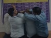 आधी कॉलर पकडली मग ठोश्याबुक्यांनी मारहाण, ग्रामपंचायत कार्यालयात तूफान राडा, घटन