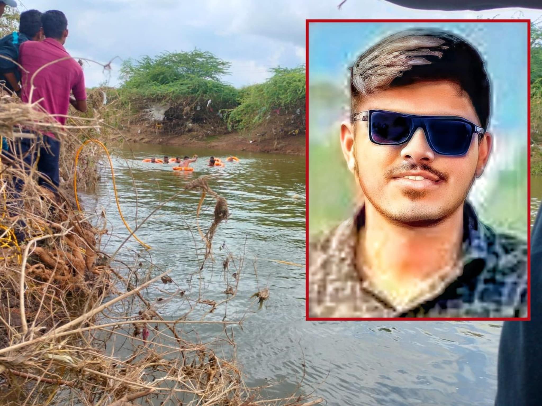 नदीवर तिघे गेले पण दोघेच जिवंत परतले, उपसरपंचाचा मुलगा आढळला मृतावस्थेत