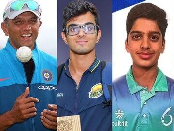 rahul dravid son anvay dravid KSCA Award