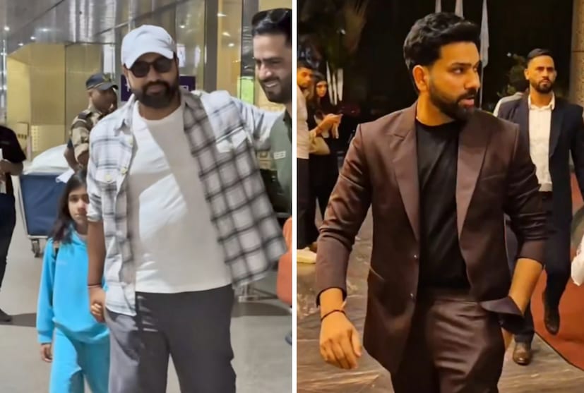 या पुरस्कार सोहळ्यामध्ये रोहित शर्माच्या चेहऱ्यावरचा राग स्पष्ट दिसत आहे. वनडे टीमची कॅप्टन्सी गेल्यानंतर रोहित शर्मा पहिल्यांदाच समोर आला आहे. 