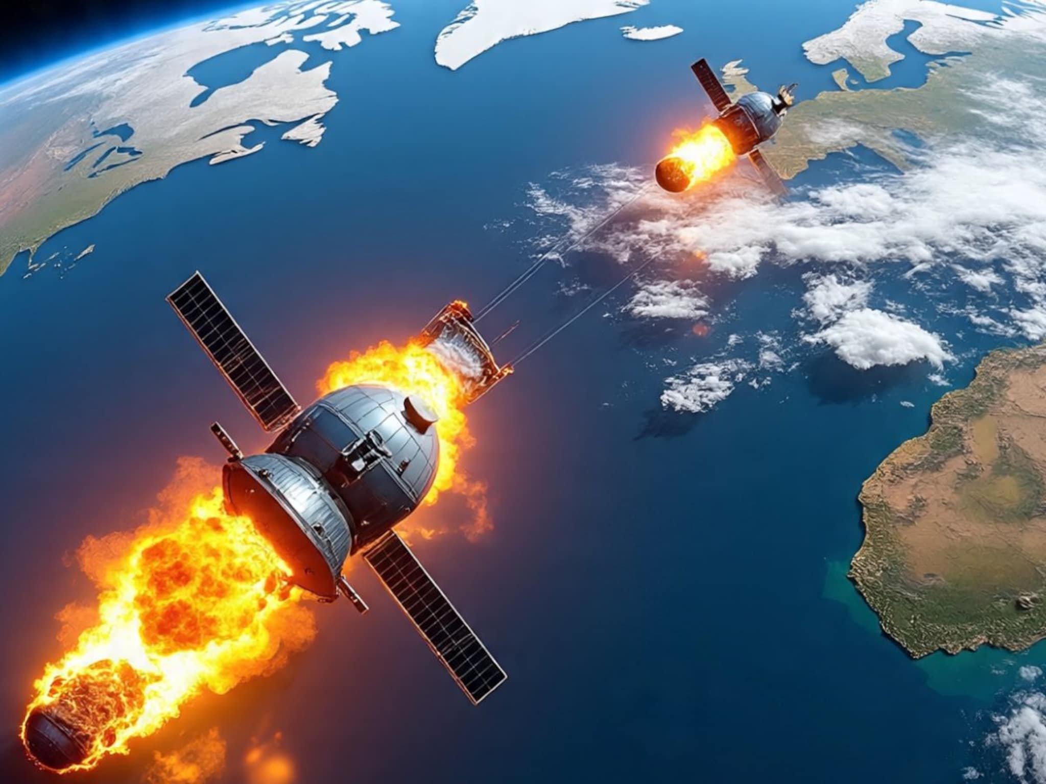 अंतराळात सोडलेले सॅटेलाइट दररोज पृथ्वीवरच धडाधड कोसळतायेत, शास्त्रज्ञही घाबरलेत; धरती धोक्यात