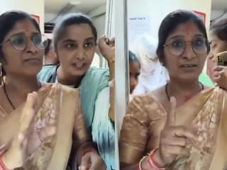 women caught without ticket verbal fight with tte