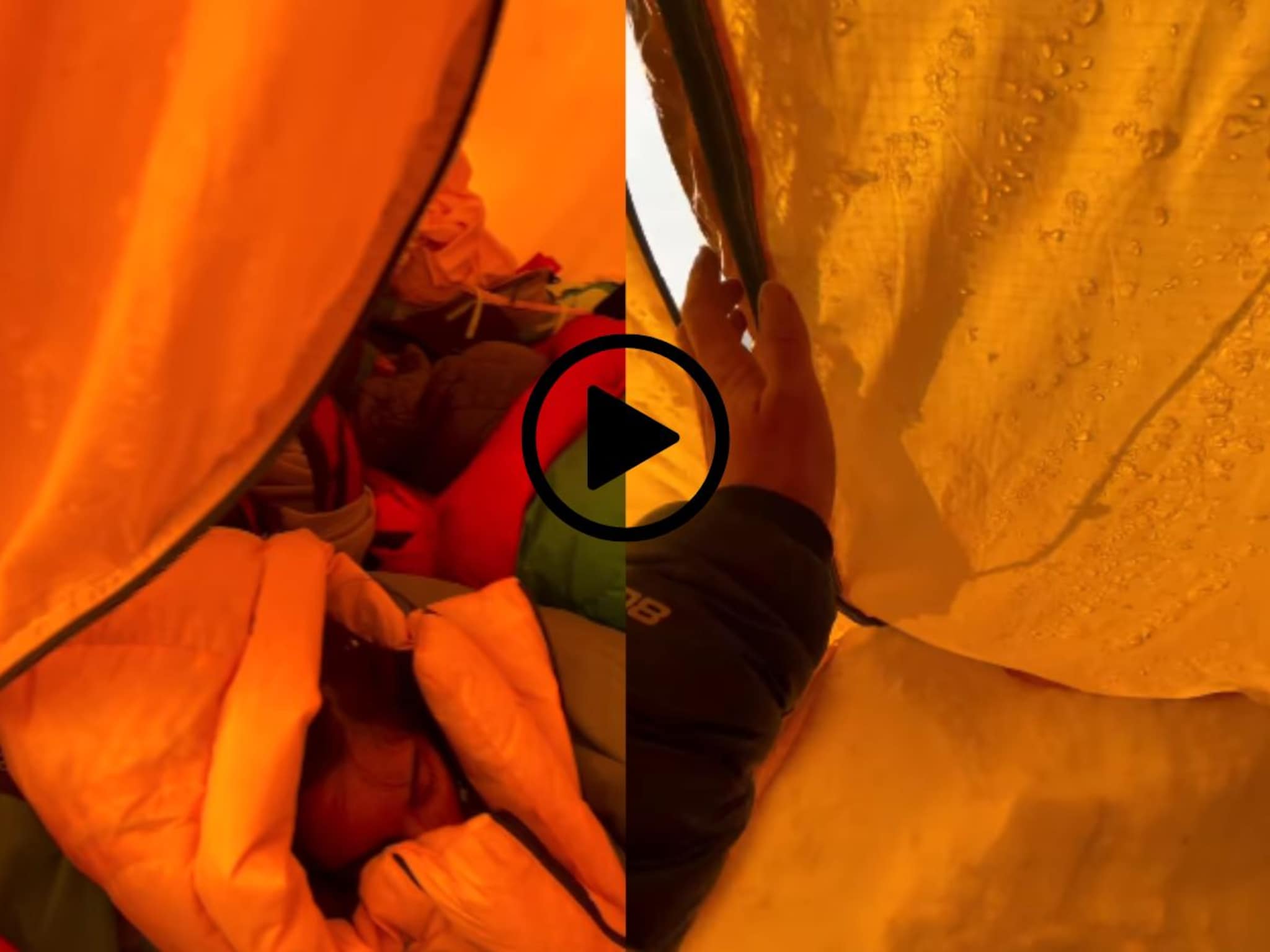 Video : टेंटमध्ये मित्रांसोबत झोपली होती तरुणी, सकाळी डोळे उघडताच, बाहेर जे पाहिलं त्याने थंड पडलं शरीर