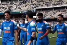 VIDEO : शुन्यावर बाद झाला तरी कोहलीने मन जिंकलं,भर मैदानात जे केलं...अख्खं स्टेड