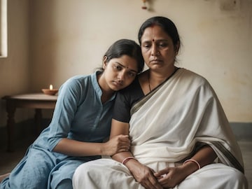 बाथरूममध्ये सापडला विधवेचा मृतदेह, मुलीच्या साक्षीने केस फिरली, आरोपीचा चेहरा पाहून कुटुंब हादरलं! (AI Image)