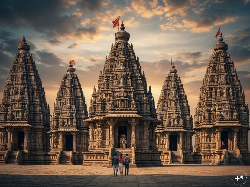 सूर्यनारायण स्वामी मंदिराविषयी खास गोष्टी -सूर्यनारायण स्वामी मंदिर थुल्या भागा (तुंगभद्रा) नदीच्या किनारी बनवलेलं आहे. हे मंदिर 16 एकर जागेवर पसरलेलं आहे आणि याचं गोपुरम् (प्रवेशद्वाराचा आकार) 170 फूट उंच आहे, जे वेगवेगळ्या नक्षीकामांनी सजवलेलं आहे. गोपुरमावर वेगवेगळ्या देवी-देवतांच्या मूर्ती बारकाईने कोरल्या गेल्या आहेत, ज्यात हिंदू धर्मातल्या महाकाव्यांना दाखवण्याचा प्रयत्न केला गेला आहे. या कलेला चिन्ना भद्राचलम या नावाने ओळखलं जातं. गोपुरमाला सजवण्यासाठी वेगवेगळ्या रंगांचा वापर केला गेला आहे.
