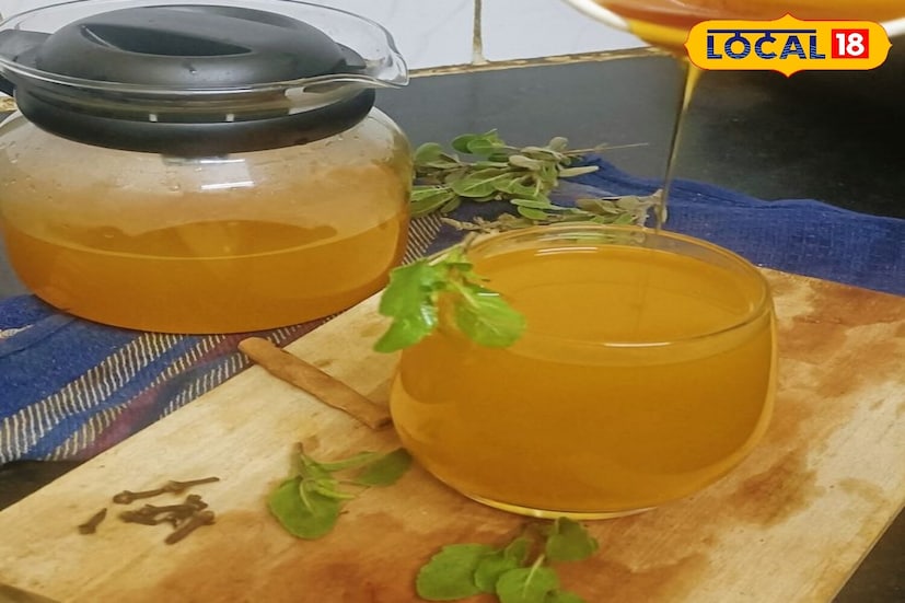 रोगप्रतिकारक शक्ती वाढवणारा मूलभूत काढा : हा काढा तोच काढा आहे, जो कोव्हीड काळात खूप लोकप्रिय झाला होता. तो पूर्णपणे नैसर्गिक आणि शक्तिशाली आहे. तो बनवण्यासाठी तुम्हाला 5-7 तुळशीची पाने, आले, काळी मिरी, एका जातीची बडीशेप, ज्येष्ठमध, हळद पावडर, लवंगा आणि गूळ किंवा साखर लागेल. एका भांड्यात पाणी आणि सर्व साहित्य घाला. पाणी अर्धे होईपर्यंत उकळवा. गॅस बंद करा, गूळ घाला, गाळून घ्या आणि गरम प्या. हा काढा रोगप्रतिकारक शक्ती वाढवण्यास, घसा खवखवणे, खोकला शांत करण्यास आणि शरीराला विषमुक्त करण्यास मदत करतो.