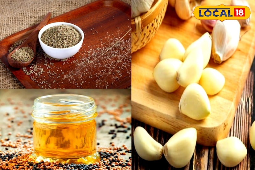 हिवाळ्यात ओवा, लसूण आणि लवंग मोहरीच्या तेलात मिसळून मुलांच्या मसाजसाठी एक विशेष भारतीय तेल तयार केले जाते. ते तयार करण्यासाठी 4-5 चमचे मोहरीचे तेल घ्या, त्यात 2 चमचे ओवा, 3-4 पाकळ्या आणि एक संपूर्ण लसूण घाला.