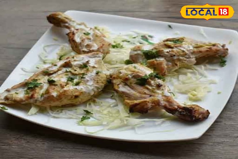 गोल्डन रेस्टॉरंटमध्ये, चिकन बर्रा कांदे, लिंबू, हिरवी चटणी आणि एक लहान सॅलडसह सर्व्ह केले जाते. सोबतची चटणी या डिशची चव वाढवते. बरेच ग्राहक नान, रुमाली रोटी किंवा तंदुरी रोटीसोबत ते खाण्यास प्राधान्य देतात. लोकांना हा चिकन बर्रा इतका आवडतो की, ते घरी पॅक करून ऑर्डर देखील करतात.