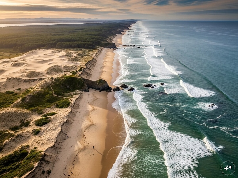 किनारपट्टीची एकूण लांबी इतकी मोठी आहे की, असा अंदाज आहे की जर एखादी व्यक्ती रोज 30 किलोमीटर चालत गेली तर संपूर्ण किनारपट्टी ओलांडण्यासाठी 18 वर्षांहून अधिक काळ लागेल.