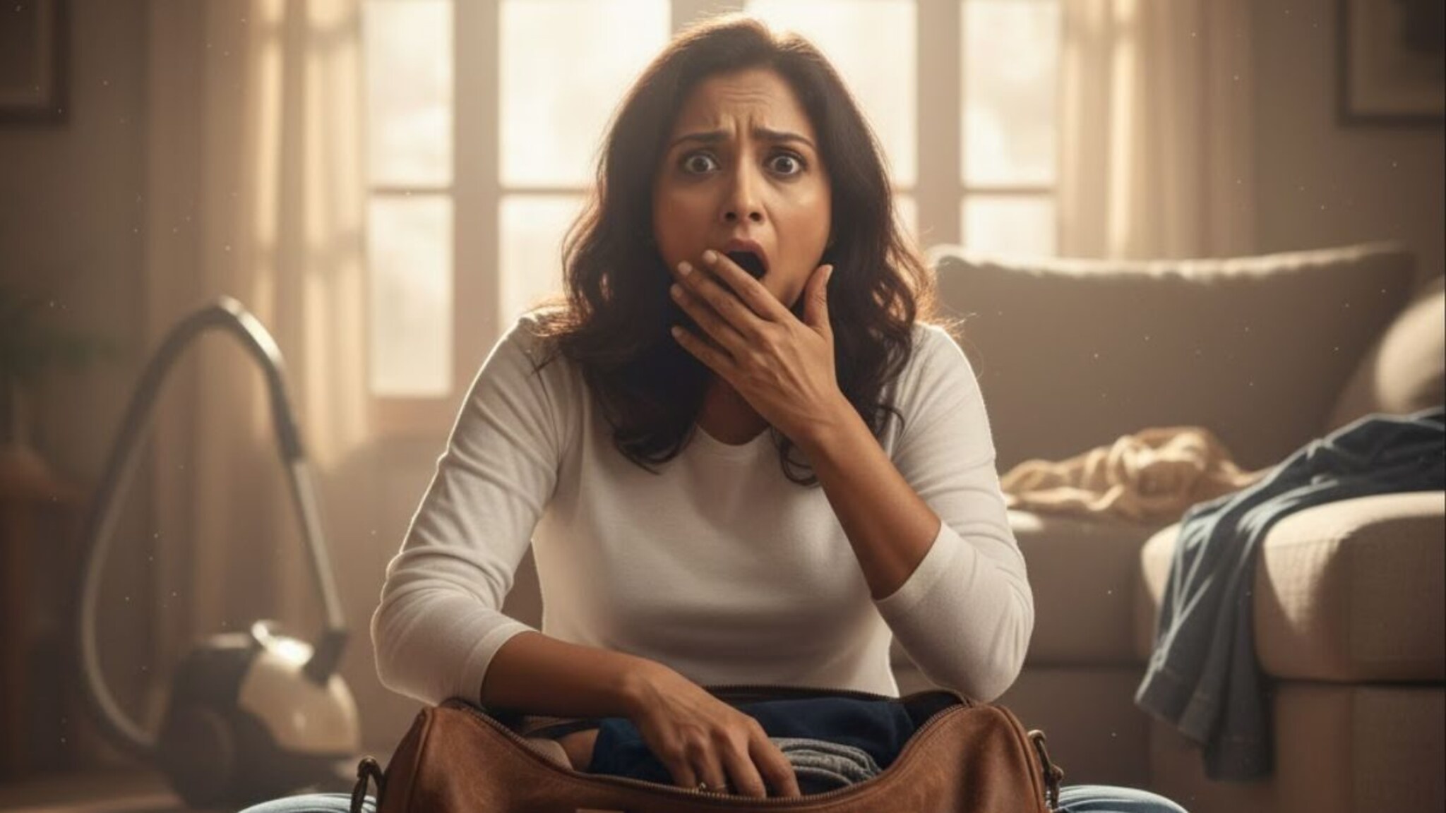 बॅग उघडताच थक्क झाली गर्भवती महिला; समोर आलं पार्टनरचं असं गुपित की अंगावर आला काटा