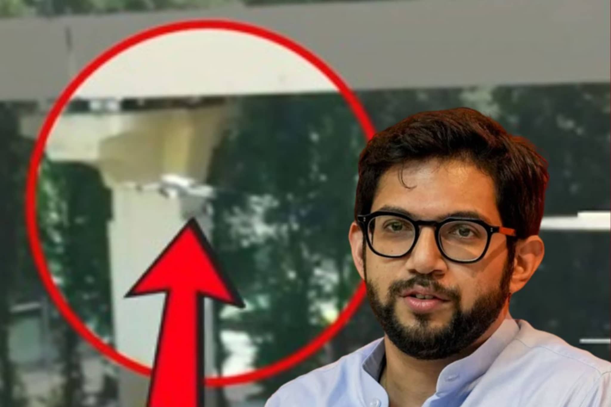 ‘मातोश्री’वर ड्रोनच्या घिरट्या,  MMRDA सर्वेक्षणाचं कारण, आदित्यांचे ५ सवाल