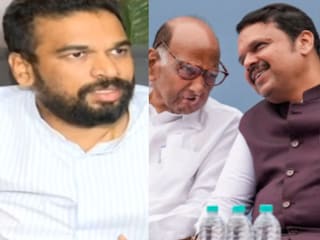 अजिंक्य नाईक-देवेंद्र फडणवीस-शरद पवार अजिंक्य नाईक-देवेंद्र फडणवीस-शरद पवार