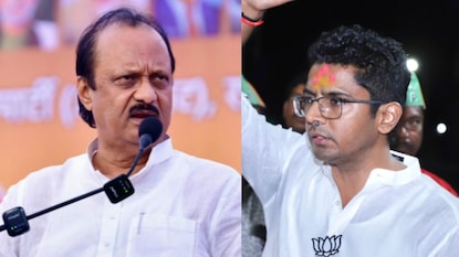 अजित पवार आणि योगेश क्षीरसागर अजित पवार आणि योगेश क्षीरसागर