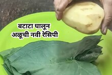 Recipe Video : काय नुसतं फदफदं आणि वडी; आता बटाटा घालून बनवा अळूची नवीन रेसिपी