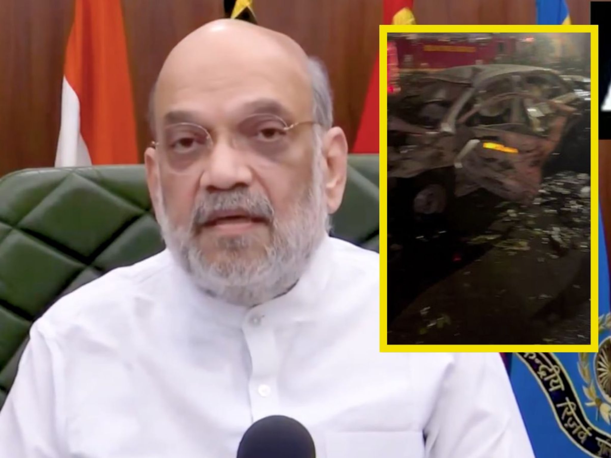 दिल्लीतला ब्लास्ट i 20 गाडीत, अमित शाहांनी दिली हल्ल्याची Inside माहिती, अॅक्शन मोडमध्ये मोदी सरकार