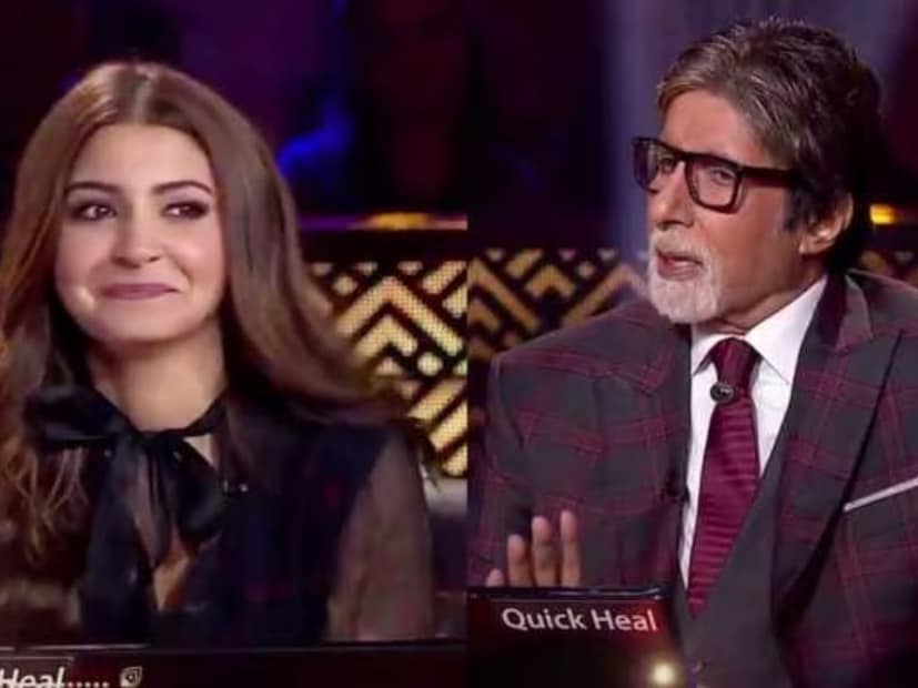  सोशल मीडियावर केबीसीचा थ्रोबॅक व्हिडीओ व्हायरल होत आहे. या व्हिडीओमध्ये अनुष्का शर्मा वरुण धवनसोबत अमिताभ बच्चन यांच्या शोमध्ये उपस्थित असलेली दिसत आहे. अनुष्का आणि वरुण 'सुई धागा'च्या प्रमोशनसाठी केबीसीच्या मंचावर आले होते. दरम्यान अमिताभ बच्चन यांनी अनुष्काला तिच्या आवडीच्या पदार्थांविषयी प्रश्न विचारला. यावेळी अनुष्काचं उत्तर ऐकून बिग बी हैरान झाले होते.