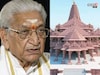 1987 मध्ये राम मंदिराचा पहिला नकाशा,अयोध्येतील लढ्यात सिंहाचा वाटा असलेले अशोक स