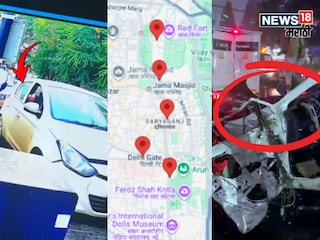 Delhi Bomb Blast Car in parking Delhi Bomb Blast Car in parking